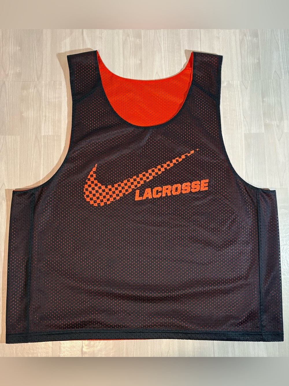 Nike Lacrosse Reversible Jersey Men’s Size S Orange/Navy Blue Small